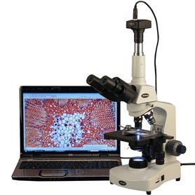 40 x 40 x -2000 x 3 W LED siedentopf Microscope trinoculaire composé + Appareil photo 1