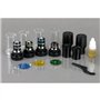 40 x 40 x -2000 x 3 W LED siedentopf Microscope trinoculaire composé + Appareil photo 1,3 MP USB