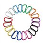 QitinDasen 20Pcs Premium 5cm Aluminium Mousqueton Set