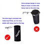 Rayzm support de sac pour baguette batterie, Nylon mallet/brosse/batteur Porte-baguette avec une pince en aluminium pour le kit 