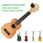 Rayzm Accordeur Électrique à Pince Portable avec Modes D'accord Chromatiques pour Guitare/Basse/Ukulélé/Violon, Ajustable sur 43