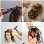 Peignes Kit de Coiffure - Meersee Set 10 Peigne Fibre Carbone Professionnel pour Salon Coiffure Barbe Cheveux