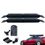 Barres de toit de voiture, galerie de toit souple pour voiture - Porte-bagages de toit en tissu Oxford en mousse EVA antidérapan