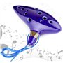 12 trous Alto Do Zelda Ocarinas Play by Link Triforce Cadeau pour les fans de Zelda avec support de présentation