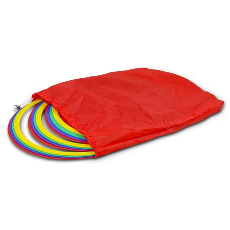 HAEST 12 Anneaux de Gymnastique et Coordination de différentes Couleurs – 45 cm