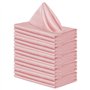Ailler 20x Serviettes de Table Coton 50x50cm
