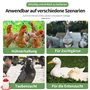 Anjing Set d’Abreuvoir de 3 L et Mangeoire de 3Kg,Mangeoire pour Poussins, Kit d'abreuvoir, Mangeoire pour volaille, Abreuvoir p
