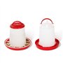 Anjing Set d’Abreuvoir de 3 L et Mangeoire de 3Kg,Mangeoire pour Poussins, Kit d'abreuvoir, Mangeoire pour volaille, Abreuvoir p