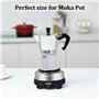 Artilife Artilife Petite plaque chauffante électrique portable 500 W 500 W Taille parfaite pour casserole à moka 110 V