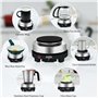 Artilife Artilife Petite plaque chauffante électrique portable 500 W 500 W Taille parfaite pour casserole à moka 110 V