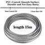 CHRORINE 24 Pcs Garden Wire Rope Kit 304 Acier inoxydable M5 Tendeur Tensioneur Câble Câble Câble Câble Corde à coudre