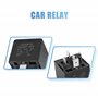 sourcing map 4pcs 5 Universel 48 V borne Relais Alimentation Noir 40A Prise pour Auto