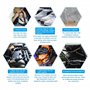 sourcing map Tapis d'isolation Acoustique Voiture Porte Capot Moteur Isolant Thermique 10mm 79x20/200x50cm