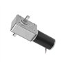 sourcing map Arbre Moteur Engrenage Vis Sans Fin Double DC 12V 30RPM Moteur Réduction Vitesse