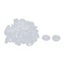 sourcingmap 60pcs Ventouses Anti-collision Transparente en Caoutchouc pour Verre Bureau Maison Coussinet Suspension à Ventouse 1