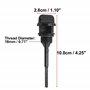 sourcing map 2pcs Jauge de Niveau d'huile de réservoir de Moteur de Moto en Plastique Noir pour GY6 125
