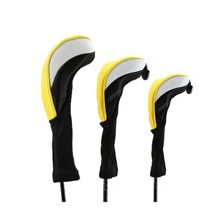 Namvo 3 pièces/Ensemble conducteur de Golf Bois tête Club Couvre équipement pôle Manchon de Protection Professionnel Golf Putter