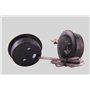 WANGCL Haut-Parleur Audio, 1 Paire 12V 120W Voiture Mini Super Puissance Forte 2 Pouces Micro Dôme Tweeter Haut-Parleur Corne