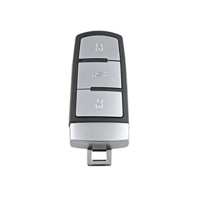 WANGCL Clé télécommande 3 boutons 433 MHz ID48 W/cutter pour Magotan Passat CC 3C0959752BA
