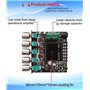 WANGCL Module amplificateur audio ZK-MT21 2.1 canaux Bluetooth numérique carte amplificateur de puissance