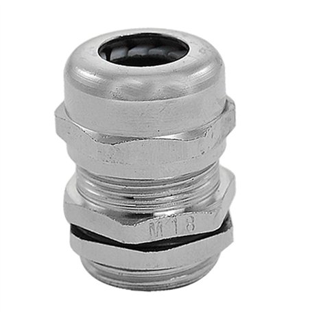 sourcingmap Presse-étoupe étanche Connecteur M18 en acier inoxydable