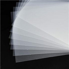 XRPRPX Lot de 30 Couvertures de Reliure Mate en Plastique Feuille Plastique A4 pour Classeur Couvertures de Reliure en Polypro 0