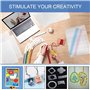 XRPRPX Lot de 30 Couvertures de Reliure Mate en Plastique Feuille Plastique A4 pour Classeur Couvertures de Reliure en Polypro 0