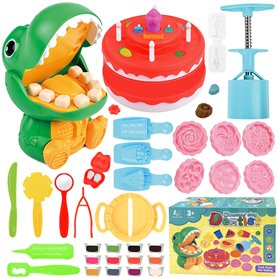 Snarflun 34 Pâte À Modeler pour Enfants avec 12 Pots