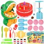Snarflun 34 Pâte À Modeler pour Enfants avec 12 Pots