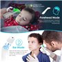 Thermometre Frontal Adulte, KKmier Thermomètre Infrarouge sans contact Thermomètre médical Frontal et Auriculaire avec Alarme de