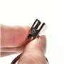 Anneaux de rideaux avec clip pour tringles Musuntas 30 pièces, diamètre 30 mm multi-usages.