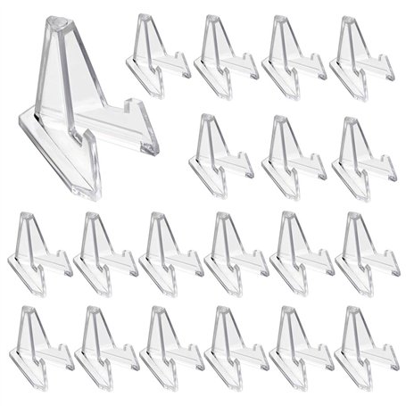 SUMNACON 20pcs Support de Monnaie Présentoirs Chevalets de Monnaie Médaille Badge Collection étagère de Pièces Support de Téléph