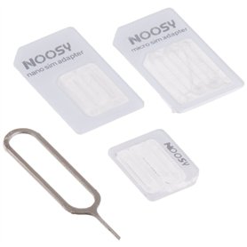 Adaptateur de Carte SIM Nano vers Micro/Normal pour Apple iPhone 5 4S 4G 3GS 3G