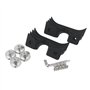HDBUBALUS moto glisser rides noir à ailettes bougie d'allumage tête boulon couvre pour Harley Sportster 883 1200 2004-2014