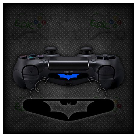 2X PlayStation 4 PS4 Controller Light Bar Batman Vinyl Decal Sticker Gift - Epic MODZ