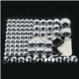 XMT-Moto Bouchon de boulon chromé pour moto Harley Davidson Softail Twin Cam 2007-2013
