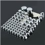 XMT-Moto Bouchon de boulon chromé pour moto Harley Davidson Softail Twin Cam 2007-2013
