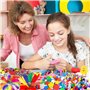 LPAOIS Kit Bricolage 1600+ Activites Manuelles pour Enfants, Pipe Cleaners Crafts Set, Fournitures Éducatives, Loisirs Créatifs 