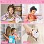 Appareil Photo Enfant Instantanée - 2,4" HD 1080P - Appareil Photo Numérique Instantané,avec Papier d'impression & Carte TF 32G,