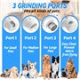 BUOAZR Lime à Ongles Chien, 4 Vitesses, Coupe-Ongles Electrique Rechargeable Animaux de Compagnie avec Lumières LED, Silencieuse