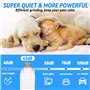 BUOAZR Lime à Ongles Chien, 4 Vitesses, Coupe-Ongles Electrique Rechargeable Animaux de Compagnie avec Lumières LED, Silencieuse