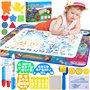 MOOING Tapis Magique Dessin Enfant Matte120*90cm