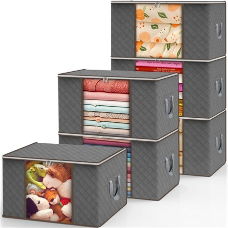 ENCOUN Lot de 6 Sac de Rangement sous Lit