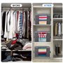 ENCOUN Lot de 6 Sac de Rangement sous Lit, 90L, Vestes organisateurs avec Poignée Renforcée, Non-Tissé pour Couettes Vêtements