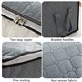 ENCOUN Lot de 6 Sac de Rangement sous Lit, 90L, Vestes organisateurs avec Poignée Renforcée, Non-Tissé pour Couettes Vêtements
