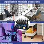 BARAKYEG Roulette Chaise Bureau,Lot de 5 roues pivotantes pour Fauteuil de Bureau,11x22 mm,Universelles 360°Silencieuses Pas de 