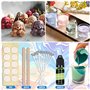 NCKIHRKK Kit Colorant Cire Bougie, 30 Couleurs Liquide pour Fabrication Bricolage, Colorant Bougie Pigment Concentrée pour Soja,