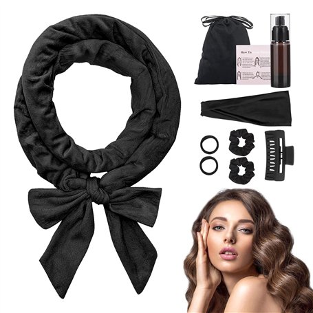 NCKIHRKK 9PCS Velours Rouleau à Cheveux Sans Chaleur Heatless Curling