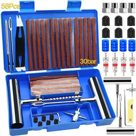 58PCS Kit de Réparation de Pneus de Voiture ZLPBAO