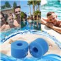 MULEVIP Éponge Filtrante Type S1,Lot de 8 Filtre Spa S1 Mousse,Cartouche Filtrante Réutilisable,Mousse a Filtre pour Piscine,Pis